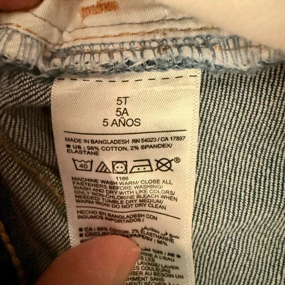 Children's Blue Denim Jeans - Picture 4 of 4